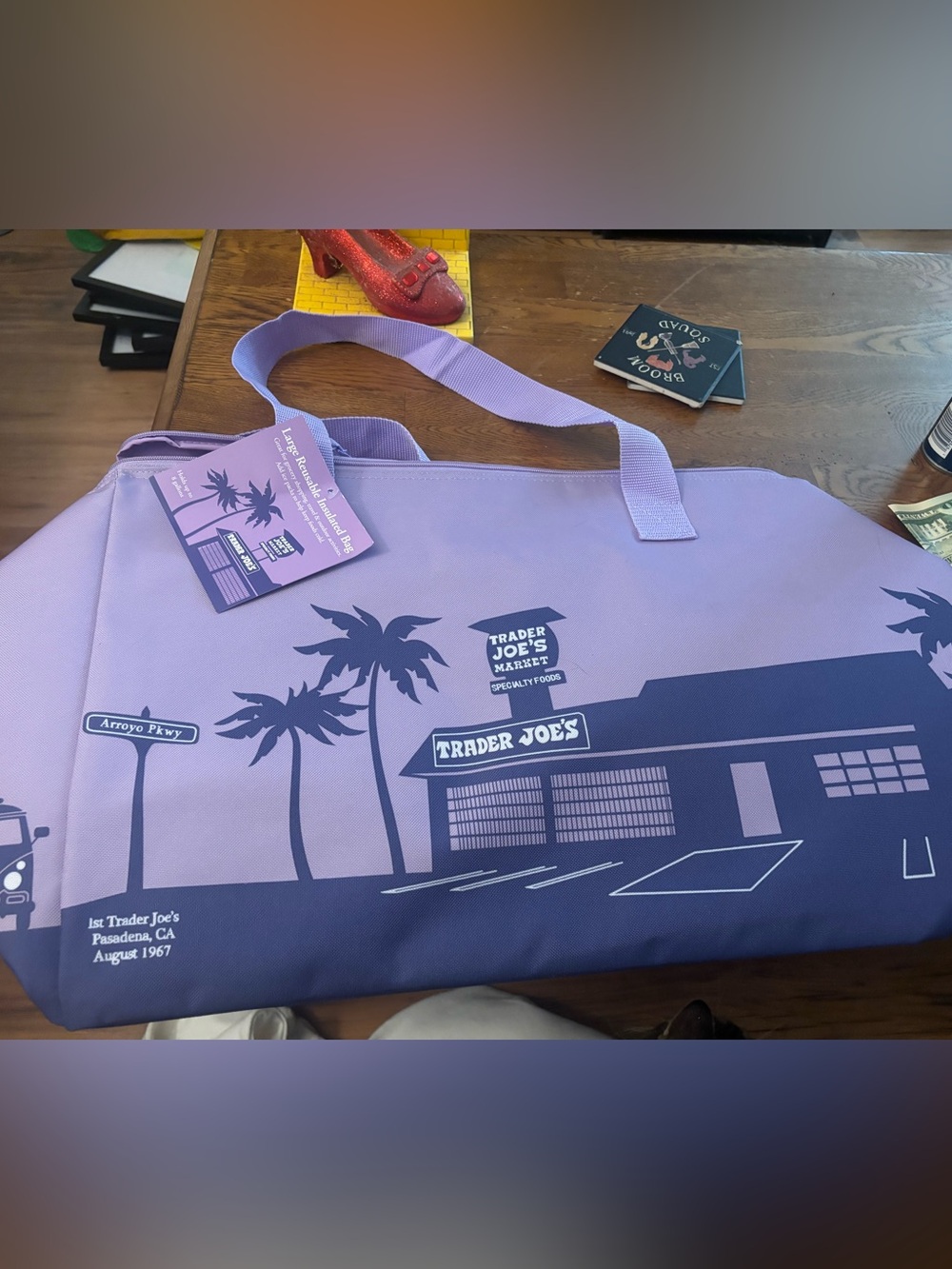 Trader Joe’s lavender freezer bag nwt